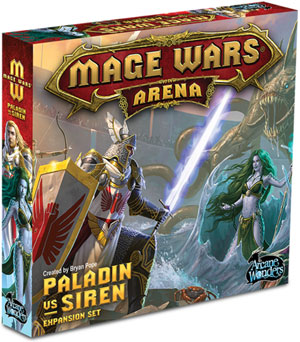 Mage Wars Arena Paladin vs Siren